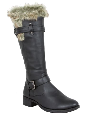 Loveness Winterstiefel Uni in Schwarz