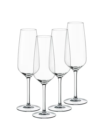 like. by Villeroy & Boch 4er Set Sekt- / Champagnergläser Essential in 120 ml in transparent