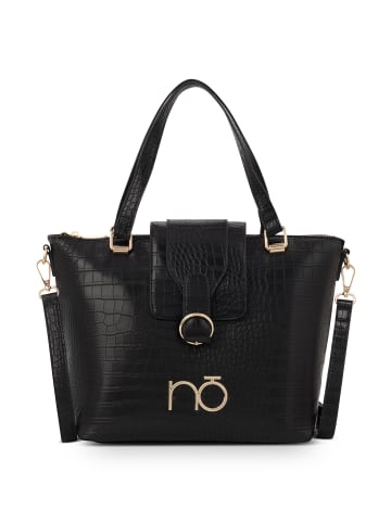 Nobo Bags Schultertasche Weave in schwarz