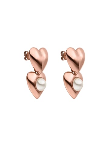 PURELEI Ohrringe My Heart in Rosegold