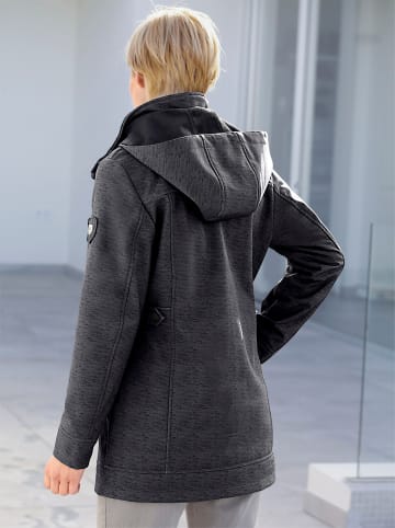 WITT WEIDEN Softshelljacke in dunkelgrau-meliert