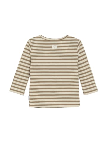 Noppies Langarmshirt Seguin in Stripe pattern Medium Brown