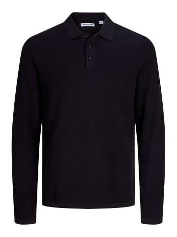 Jack & Jones Gestricktes Polo in Black