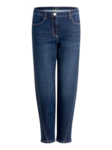 Betty Barclay Casual-Hose unifarben in Dark Blue Denim