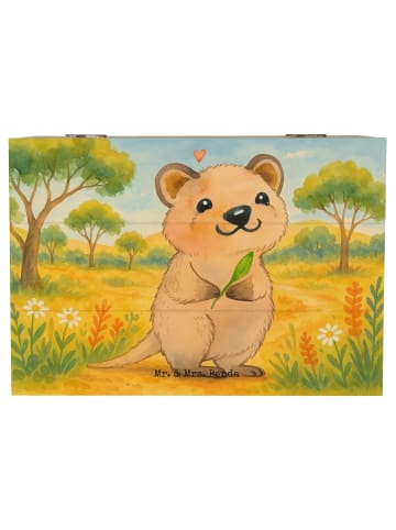 Mr. & Mrs. Panda Aufbewahrungsbox Quokka Happy Design ohne Spruch in Weiß