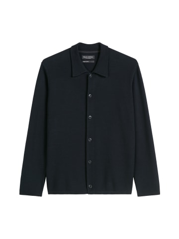 Marc O'Polo Strick-Overshirt regular in dark navy