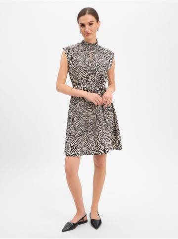 Zero  Kleid in schwarz ecru - 0001