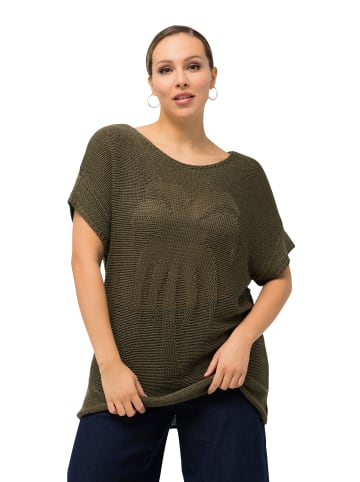 Ulla Popken Pullover in waldgrün