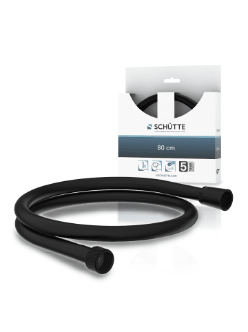 Franz Joseph Schütte Brauseschlauch 80 cm, Kunststoff, Schwarz