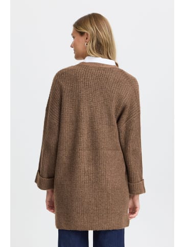 Fransa FRBEVERLY CAR 3 loose fit in Rain Drum Melange