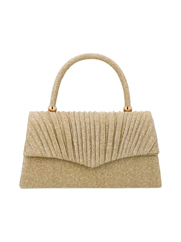 faina Women Handbag in Gold