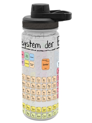 Geda Labels Trinkflasche Periodensystem in schwarz - 700ml