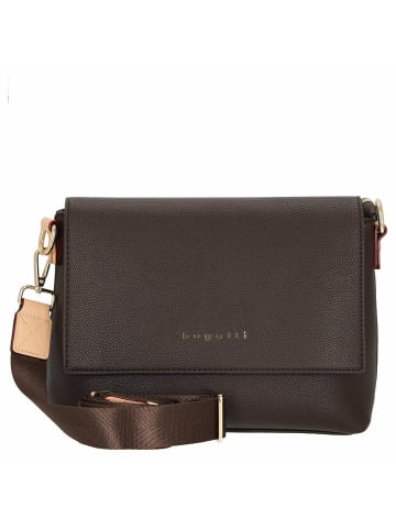 Bugatti Ella - Schultertasche 25 cm (beige) in darkbrown