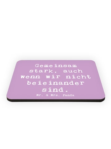 Mr. & Mrs. Panda Magnet Spruch Trennung von den Eltern mit Spruch in Lavendeltraum