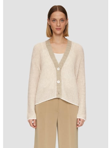 s.Oliver BLACK LABEL Strickjacke langarm in Braun