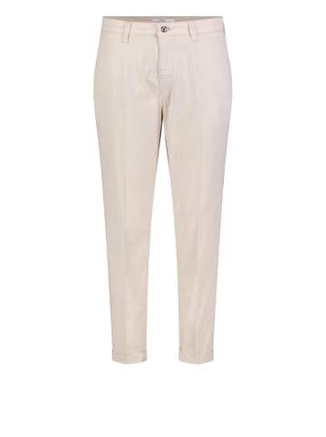 MAC Hose CHINO turn up, Authentic stretch gabardi in Beige