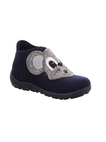 superfit Geschlossener Hausschuh HAPPY OCTI in Blau/Grau
