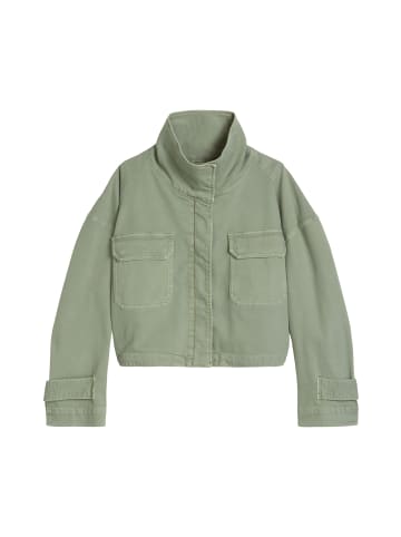Marc O'Polo Funnel-Neck-Jacke loose in Fresh Sage