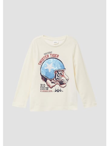 s.Oliver T-Shirt in 9001_creme
