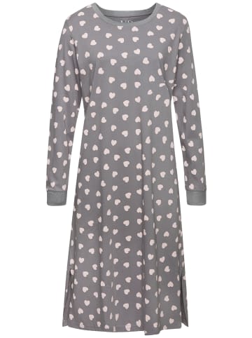 VIVANCE DREAMS Nachthemd in taupe-gemustert