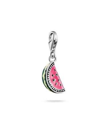Thomas Sabo Charm-Anhänger in silberfarben, grün, pink, schwarz