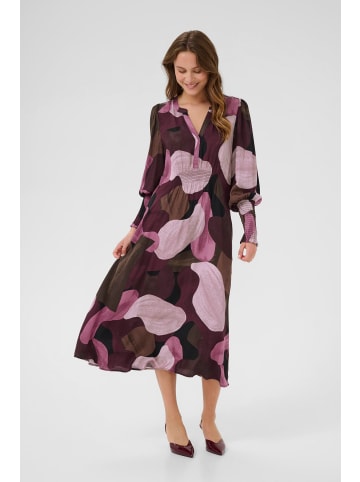 CULTURE Kleid CUdana Relaxed fit in Pale/Brown Art