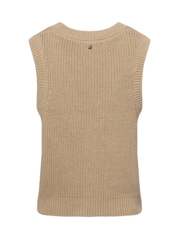 Mos Mosh Weste MMKirby in taupe - 0001