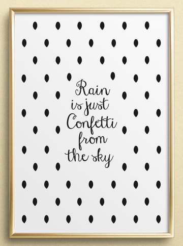 Tales by Jen Poster / Kunstdruck "Rain is just confetti from the sky“ I Ohne Rahmen