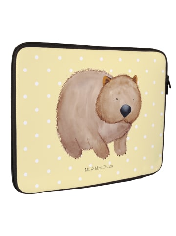 Mr. & Mrs. Panda Laptoptasche Wombat ohne Spruch in Gelb Pastell