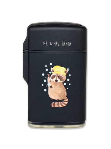 Mr. & Mrs. Panda Sturmfeuerzeug Waschbär ohne Spruch in Schwarz