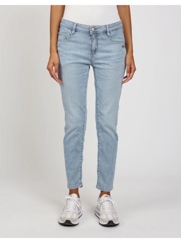 GANG JEANS 94AMELIE CROPPED - Relaxed Fit in Bleached Light Blue