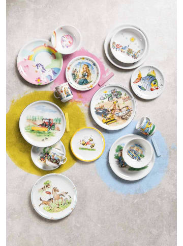 Seltmann Weiden 5er Set Kindergeschirr Set Compact Flinke Flitzer bunt in bunt