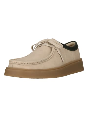 Clarks Schnürschuh Torview in 1238 Off White Lea