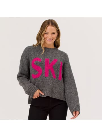 Krimson Klover Alpaka-Strickpullover Ski Sweater in medium gray