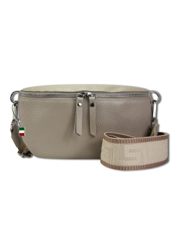 Florence Florence Gürteltasche Leder taupe, beige, mehrfarbig ca. 25cm breit