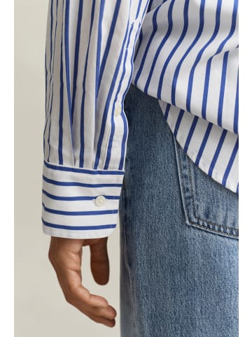 Gant Bluse in blau weiß