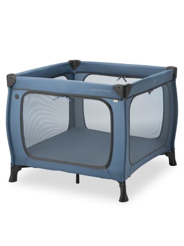 Hauck Reisebett & Laufgitter Sleep N Play SQ Set (mit Komfort-Matratze in blau