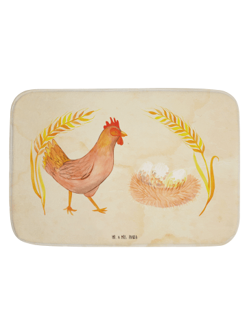 Mr. & Mrs. Panda Badezimmerteppich Huhn Stolz ohne Spruch in Vintage