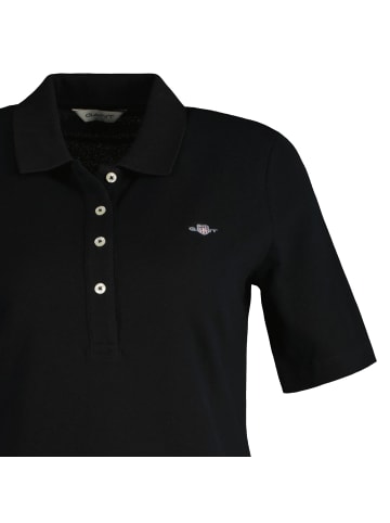 Gant Poloshirt 1er Pack in Schwarz