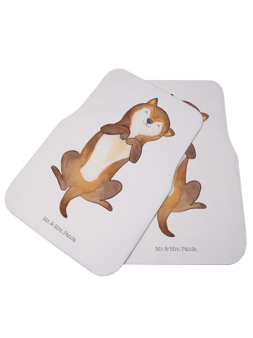 Mr. & Mrs. Panda Automatte Hund Streicheln ohne Spruch in Weiß