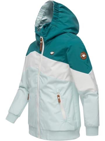 ragwear Übergangsjacke Kristla Block in Deep Ocean