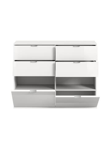 ebuy24 Schuhschrank ProjektX Weiß 120 x 37 cm