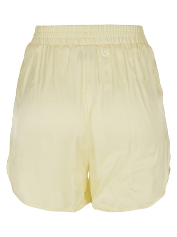 Urban Classics Urban Classics Damen Ladies Viscose Satin Resort Shorts in softyellow