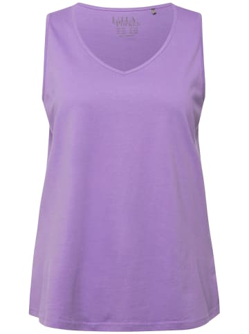Ulla Popken Strick-Top in blauer flieder