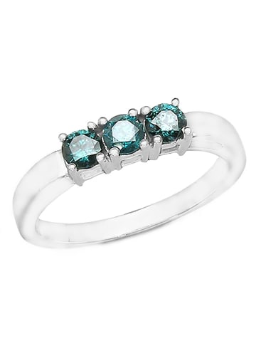 Xen Ring "blaue Diamanten XR0147" in Blau