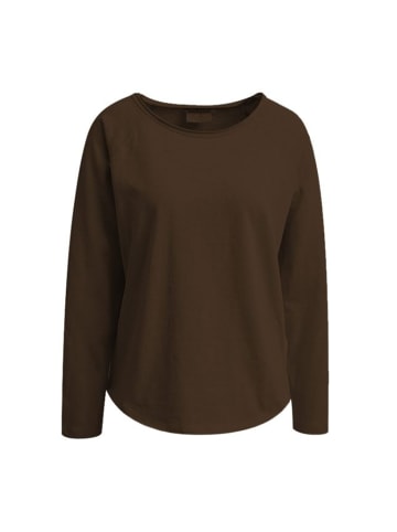 Smith&Soul Klassisches Raglan-Sweatshirt in Dunkel Schokolade