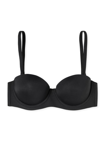 Schiesser Bügel-BH Bandeau mit Schale - Unique Micro in Schwarz