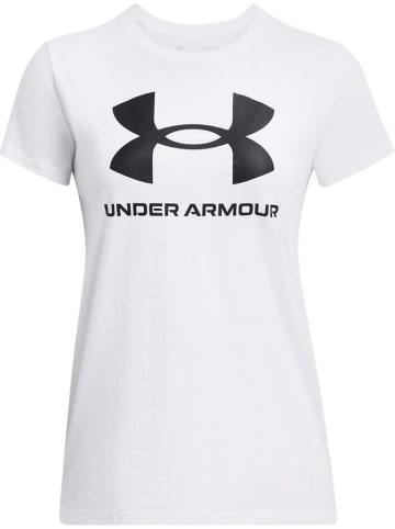 Under Armour T-Shirt "Ua Rival Logo Ss" in Weiß