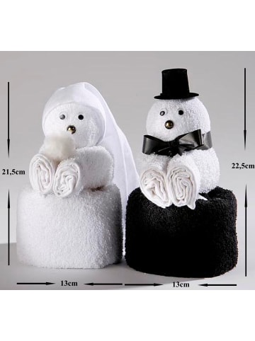 JACK Frottier Geschenk Set Handarbeit Origami Brautpaar