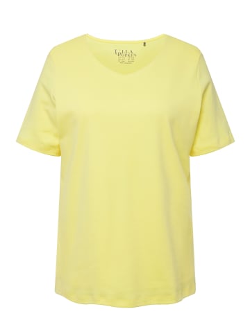 Ulla Popken Shirt in zitronengelb